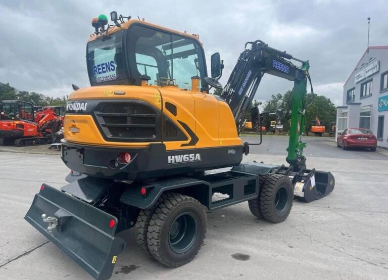 New Hyundai HW65A Wheeled Excavator